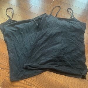 Black Spaghetti Strap Cami’s